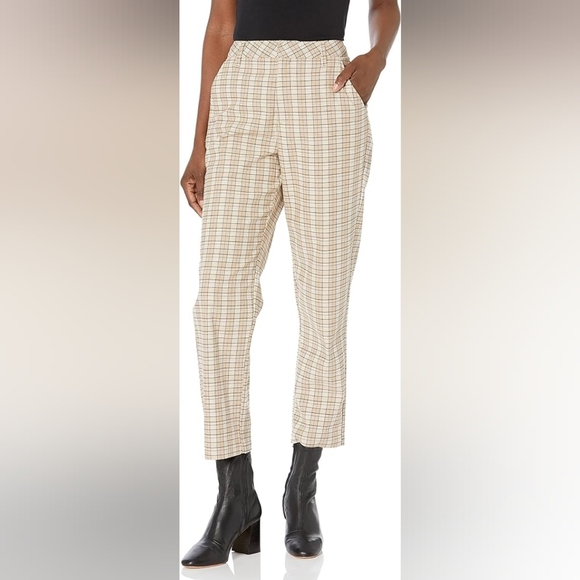 Volcom Frochickie High Rise Chino Plaid Pant - Picture 1 of 5